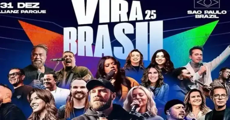 Cartaz de evento com artistas cristãos