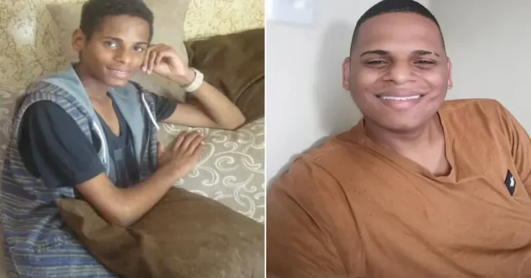 Fotos do antes e depois do mendigo impactado pelo evangelho