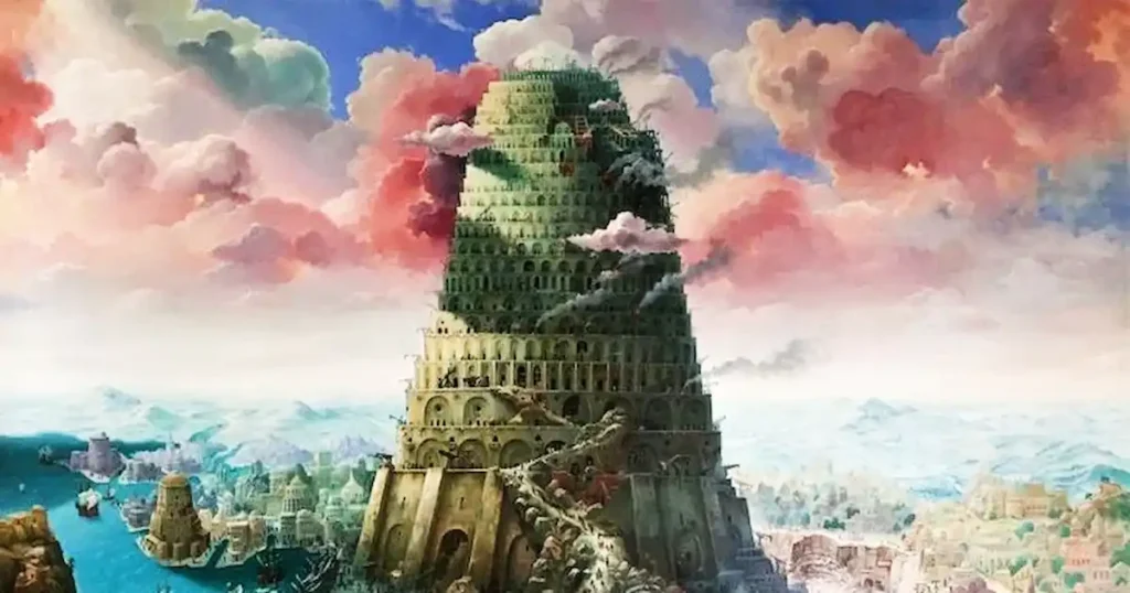 ilustracion de la torre de babel