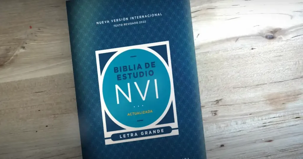 Imagen de la nueva Biblia de Estudio NVI