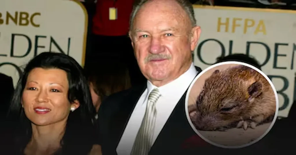 Gene Hackman con su esposa quien murio por infeccion de hantavirus