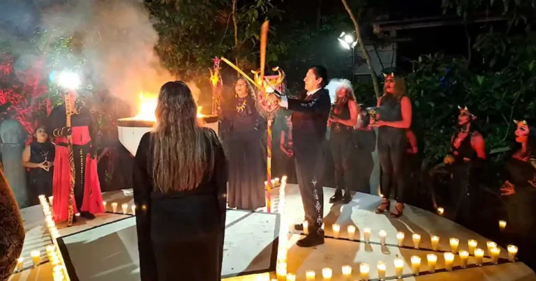 Misa Negra realizada en Catemaco cada vez más popular en Mexico atrae más adoradores de Satanás