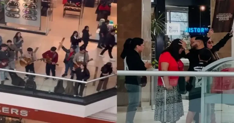 Cientos de jóvenes chilenos evangelizan en Centro Comercial