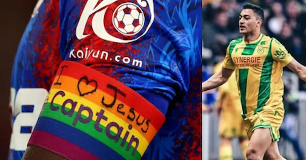 Día Internacional contra la Homofobia, la Transfobia y la Bifobia, una iniciativa promovida por la liga con camisetas con los colores LGBT.