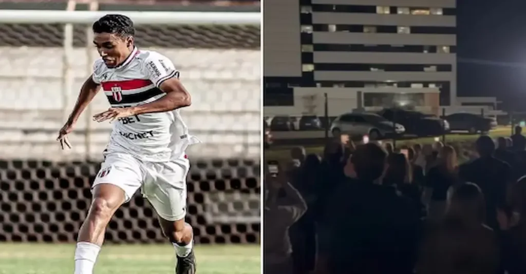 O jogador de futebol Pedro Severino, que havia sido diagnosticado com morte encefálica após um grave acidente de carro, surpreendeu