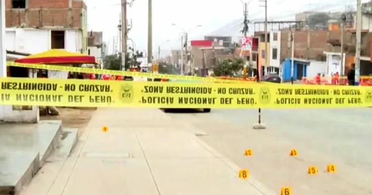 Em mais um episódio de violência ligada à extorsão em Lima, criminosos armados dispararam contra a fachada da igreja evangélica