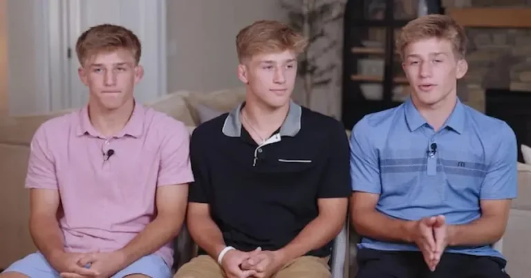 Hace aproximadamente un año, Gage, Till y Kaden Helms, trillizos idénticos de Carolina