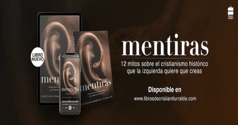 El historiador y conferencista internacional Cristian Rodrigo Iturralde presenta su nueva obra Mentiras: