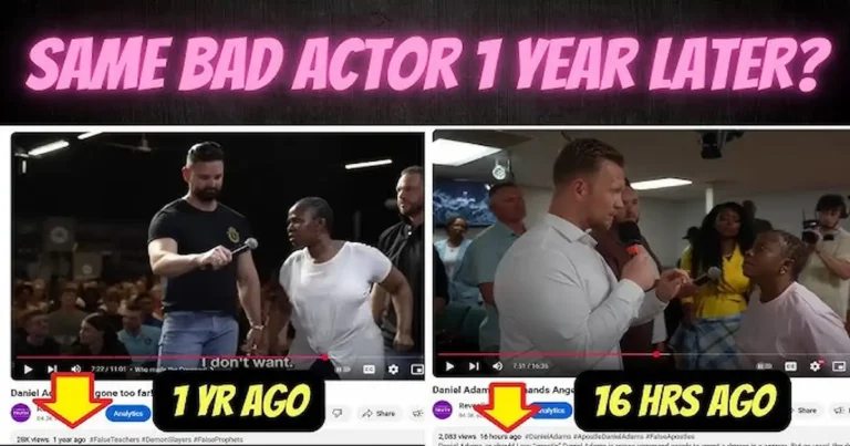 Líder cristiano expuesto por repetir actores en liberaciones