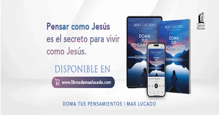 El reconocido autor y pastor Max Lucado presenta su más reciente obra Doma tus pensamientos: Tres herramientas