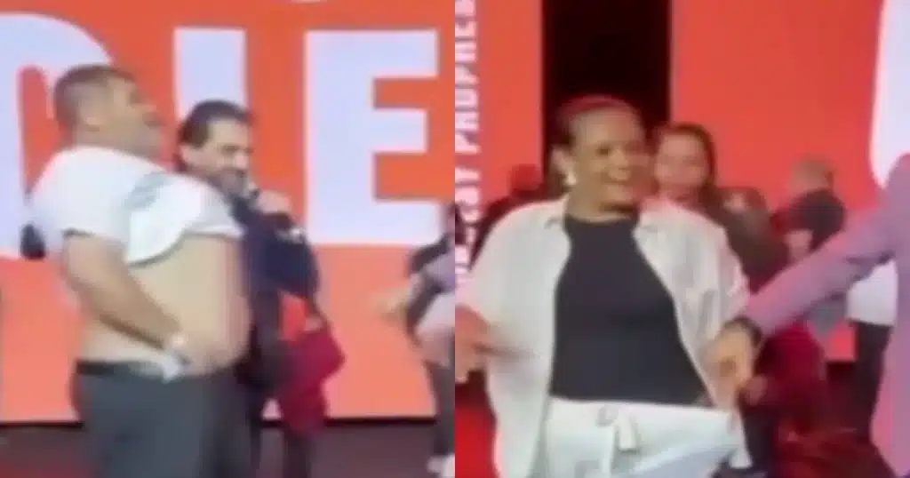 Fotos de personas sonriendo junto al pastor