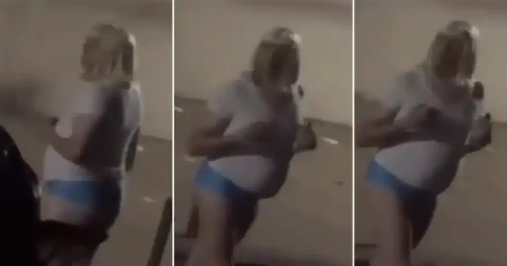 Foto del pastor Eduardo Costa usando ropa de mujer y peluca