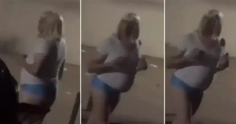 Foto del pastor Eduardo Costa usando ropa de mujer y peluca