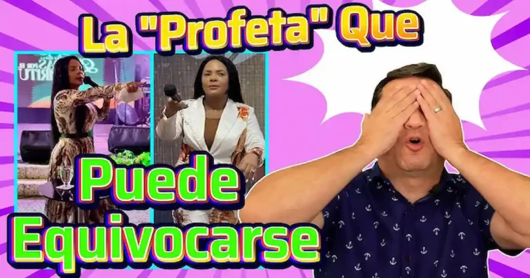 Autodenominada profeta los profetas pueden equivocarse