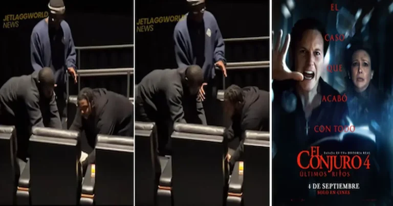Un escalofriante video grabado durante una proyección de El Conjuro 4