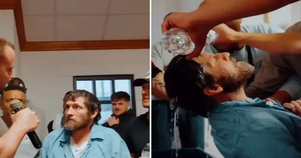 Con cadena perpetua se bautiza tras cirugía cardíaca