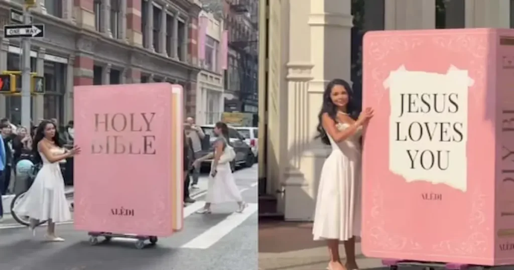 Durante la reconocida Semana de la Moda en Nueva York, un evento que reúne a modelos, marcas e influencers de todo el mundo, una diseñadora cristiana