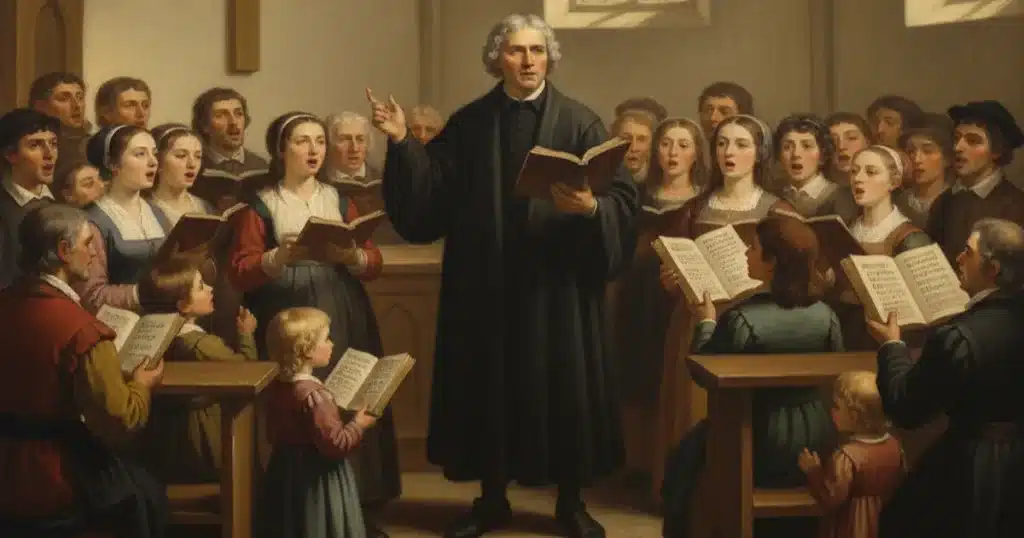 La Reforma Protestante ayudó a la transición de los himnos a la música cristiana