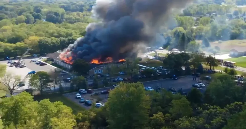 La mañana del domingo se registró un ataque armado y un incendio en un templo de la Iglesia de Jesucristo de los Santos de los Últimos