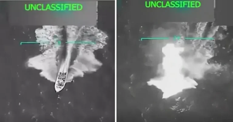 Trump EEUU destruyó barco con drogas de Venezuela