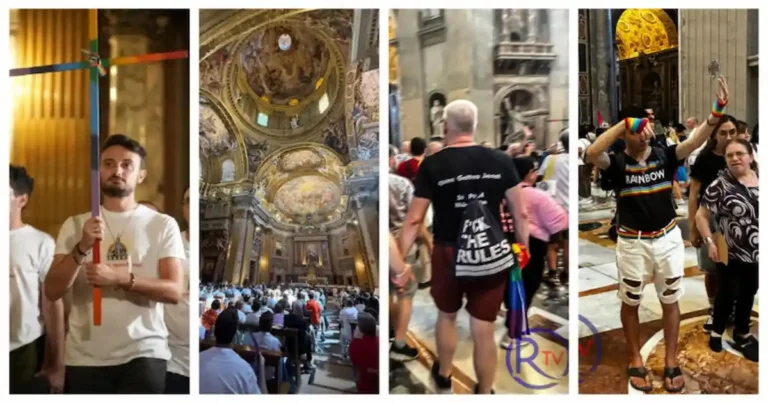 Vaticano polémica Cruz LGBTQ expuesta en celebración anual