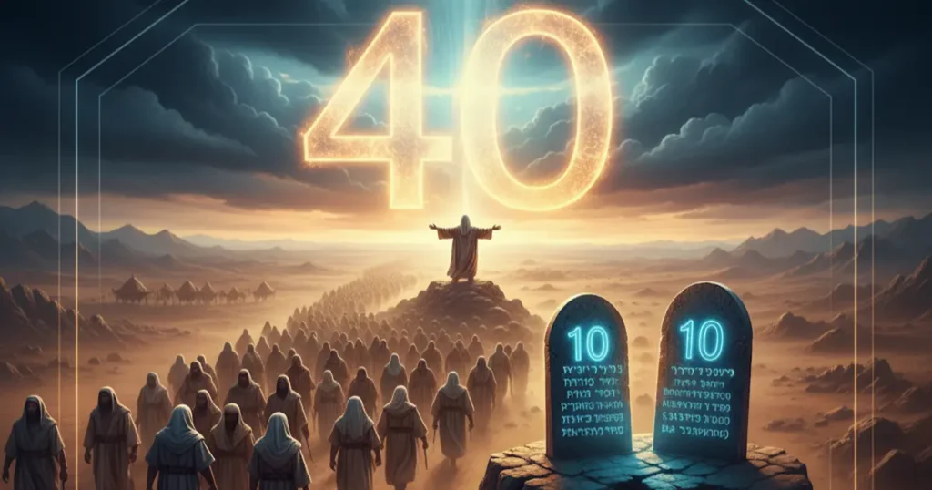 el 40 y el 10 en la Biblia tienen un significado muy diferente al 777