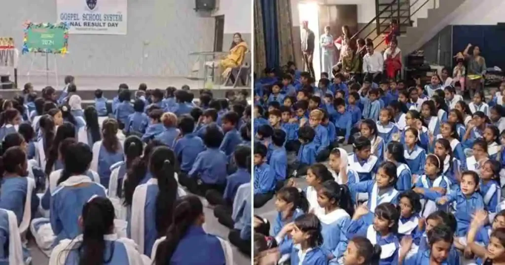 Escola cristã no Paquistão