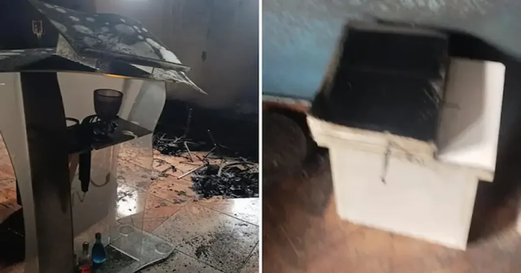 Un ataque incendiario destruyó por completo el interior de la iglesia Asamblea de Dios – AD Viva, en Sumaré (SP), durante