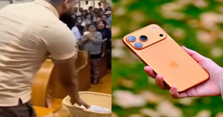 Pastor pide ofrendas para comprar dos iPhone 17 Pro Max