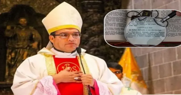 Foto del obispo peruano Ciro Quispe López