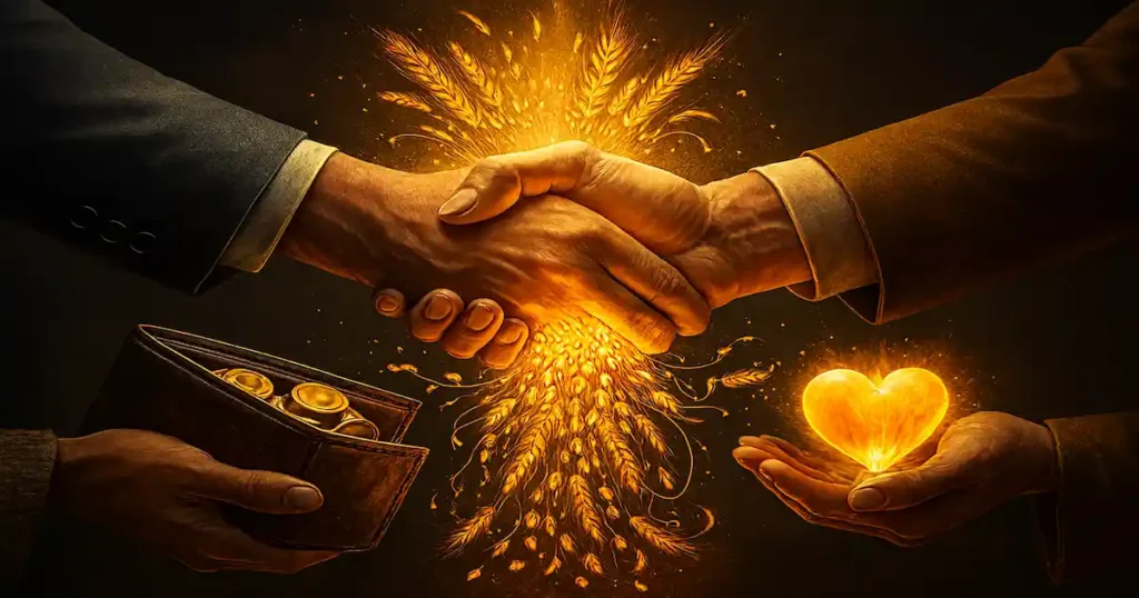 Es verdad que al dar, siempre ganas más La matemática divina