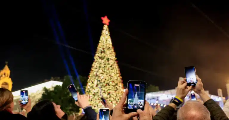 Foto de Árbol de Navidad en Belén