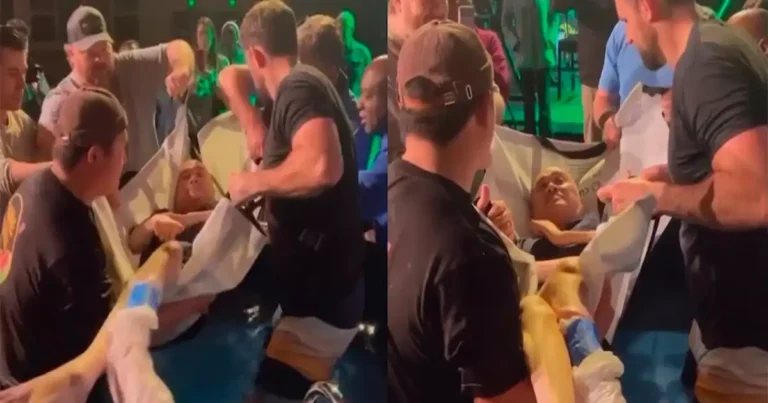 Cargan a su amigo paralítico para que pueda bautizarse