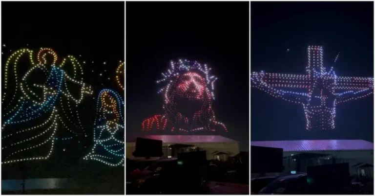 Iglesia utiliza 1,000 drones para contar la historia de Jesús