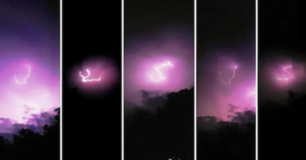 capturan el nombre de "Jesús" formado por un rayo durante una violenta tormenta. La noticia, difundida a través del portal "Noticias Proféticas"