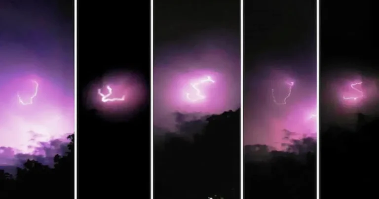 capturan el nombre de "Jesús" formado por un rayo durante una violenta tormenta. La noticia, difundida a través del portal "Noticias Proféticas"