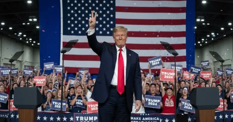 En el marco de la rueda de prensa ofrecida este martes para evaluar el primer año de su segundo mandato, el presidente de Estados Unidos, Donald Trump,