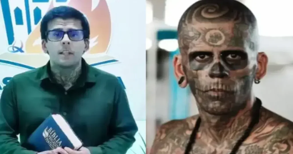 Leandro de Souza, conocido durante años como “el hombre más tatuado de Brasil”, comienza una nueva etapa marcada por la fe y el servicio cristiano