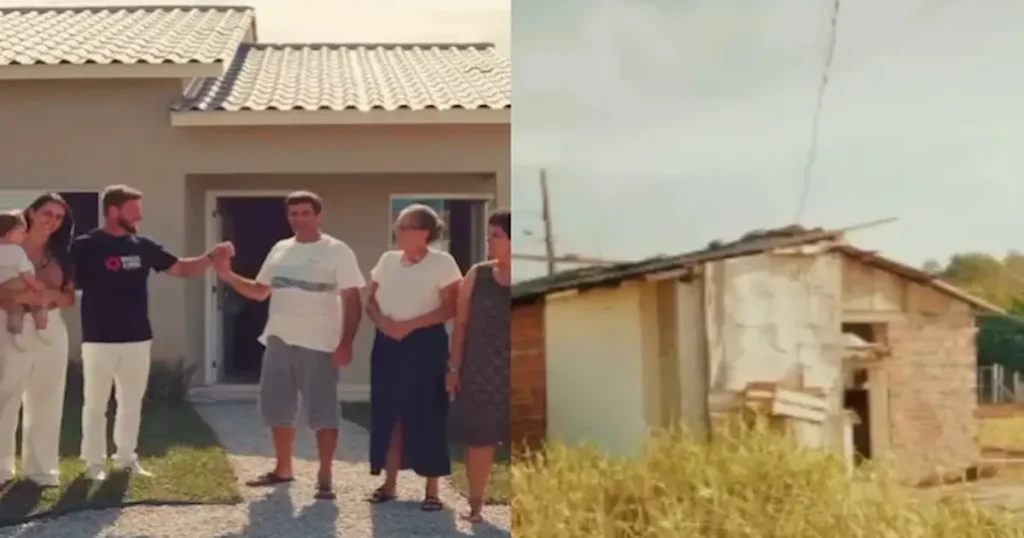 Una iniciativa solidaria impulsada por la Iglesia Abba Pai transformó la vida de una familia en situación de extrema vulnerabilidad en la ciudad de Criciúma.