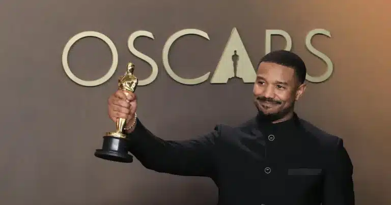 Uno de los instantes más destacados de la noche fue la victoria de Michael B. Jordan, quien se llevó el premio a Mejor Actor