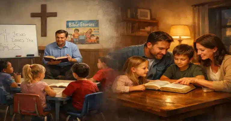 antes y después de la Escuela Dominical