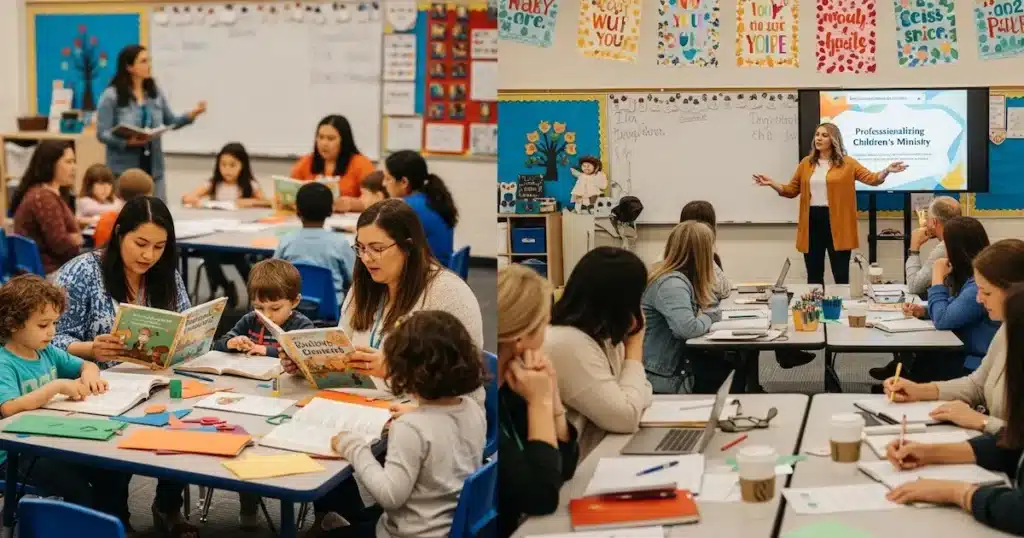 la iglesia capacitacion maestros ninos ministerio infantil escuela dominical