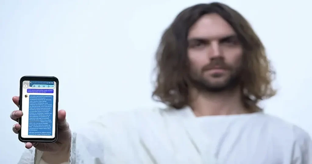 Una empresa tecnológica ha generado polémica tras lanzar un sistema de inteligencia artificial que permite a los usuarios “conversar” con una representación de Jesucristo