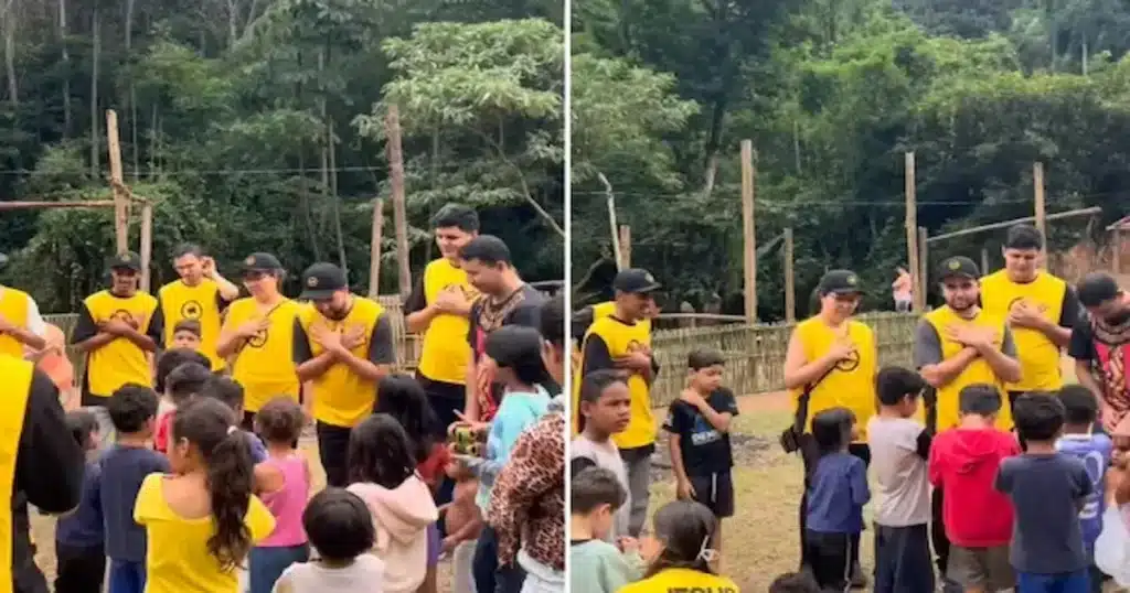 La iniciativa fue promovida por la misión de la Escuela Aviva, fundada por el evangelista Lucas Teodoro, cuyo trabajo se enfoca principalmente en entornos