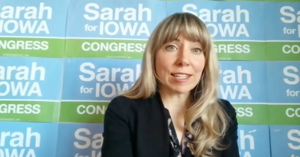 La senadora estatal de Iowa, Sarah Trone Garriott, y pastora luterana, vuelve a estar en el centro del debate público tras resurgir un discurso