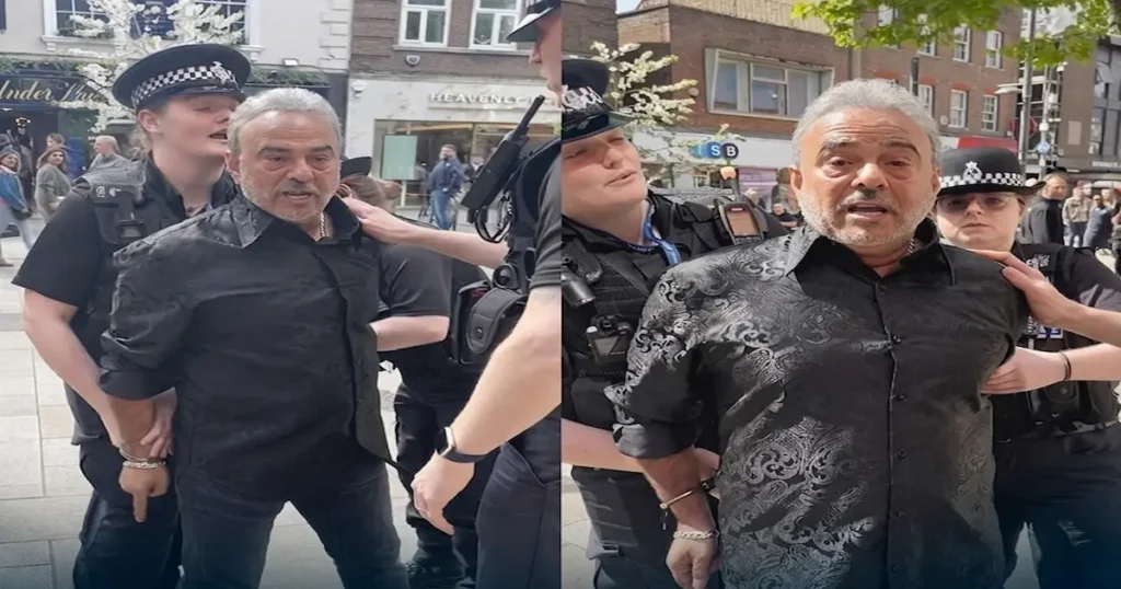 Un pastor cristiano fue arrestado por agentes de la policía británica mientras predicaba en las calles de Watford, un hecho que ha generado