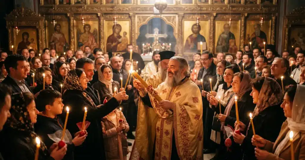 celebración de la Pascua ortodoxa.