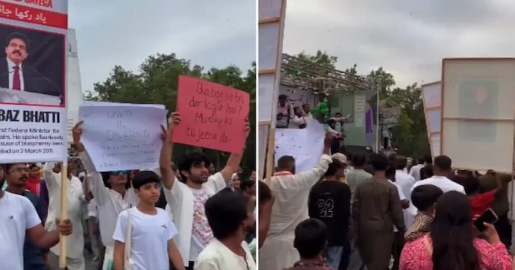 Miles de cristianos y miembros de otras minorías religiosas salieron a las calles de Pakistán el pasado martes