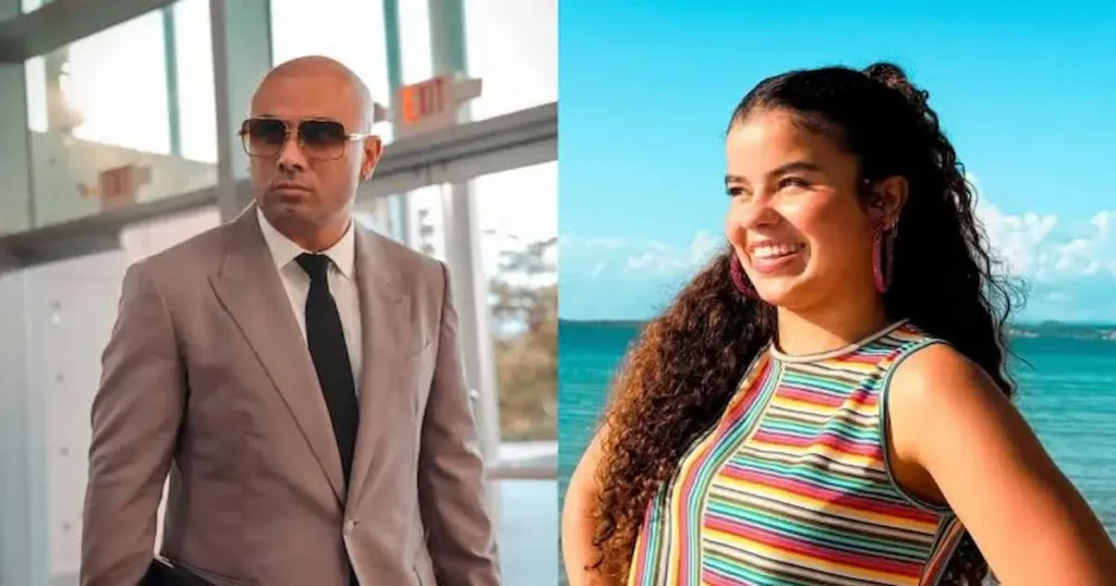 La joven, quien busca construir su propia carrera lejos de la sombra de su famoso padre, reconoció que llevar el apellido de Wisin