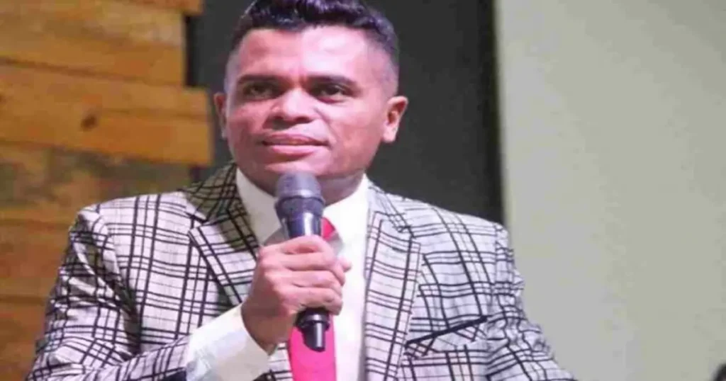 El pastor João Caetano, presidente de la Assembleia de Deus Semear em Cristo, en el estado brasileño de Goiás,